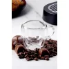 Çift Cidarlı Bardak Cam Kupa 310 Ml Ev Ofis Espresso Kahve Fincanı Borosilikat Kulplu Çay Bardağı El