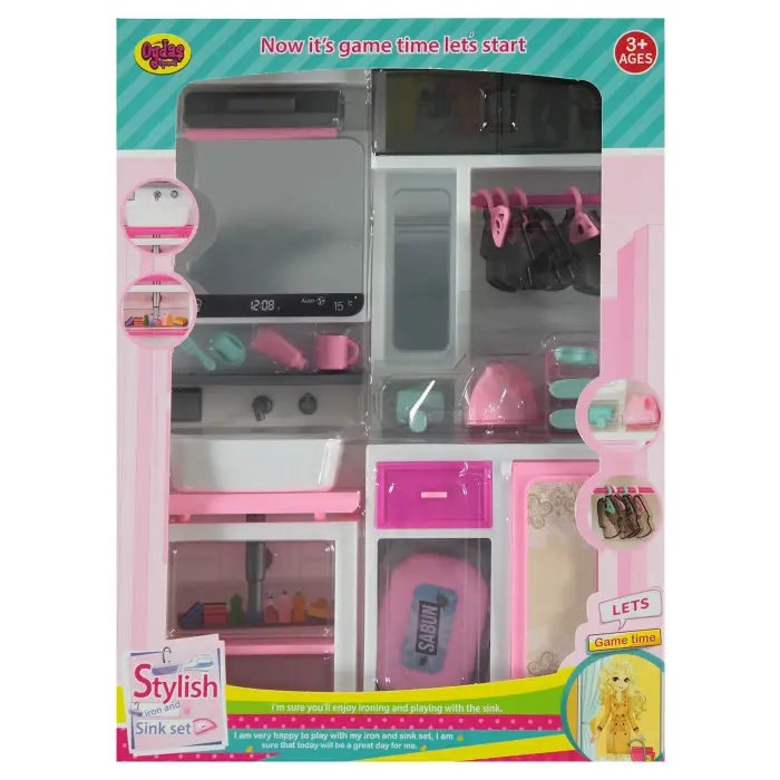 2’li Lavabo ve Ütü Masası Oyun Seti OYDAŞ