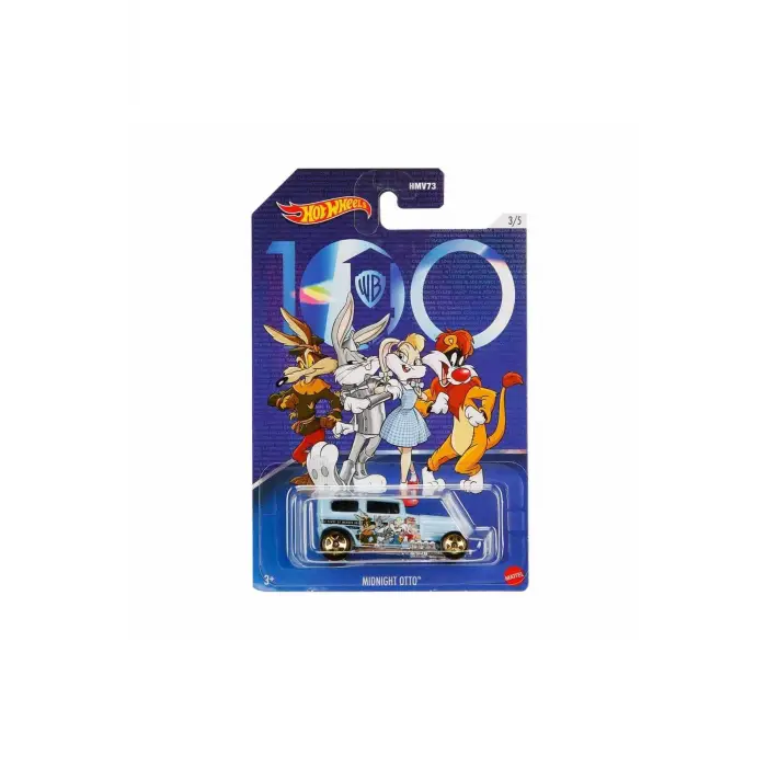 Hot Wheels Warner Bros 100. Yıl Temalı Arabalar Midnight Otto HMV73-HLK30