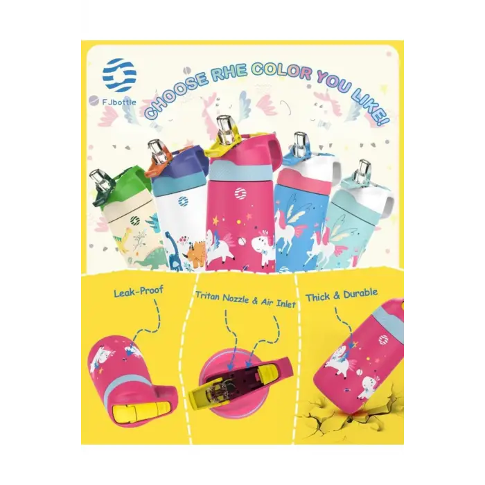 MATARA PASLANMAZ ÇELİK 350 ML PEMBE