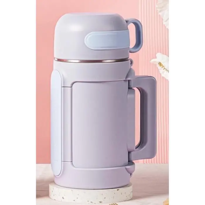 Çelik Sport Termos 1000ml Mor