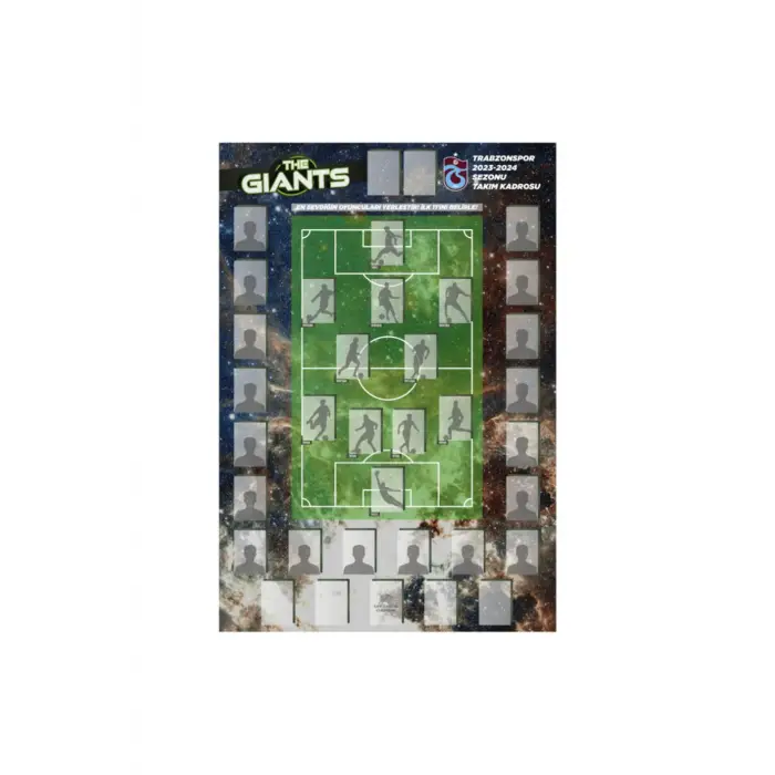 Trabzonspor The Giants 2023/24 Sezonu Dev Poster ve Çıkartma Seti