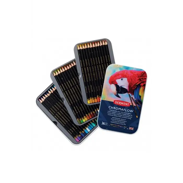 DERWENT CHROMAFLOW 36LI METAL KUTU YENİ