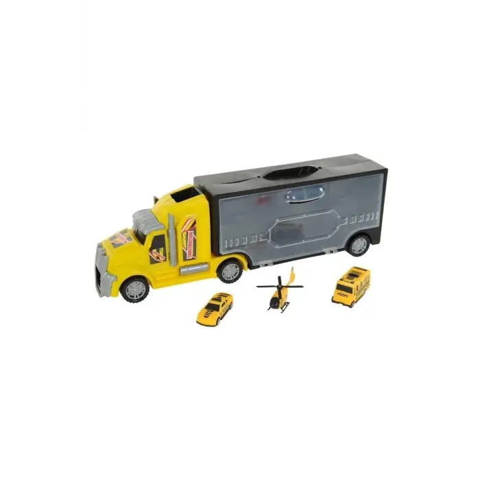 EREN ERN-874 HEROES TOYS ÇANTALI İNŞAAT TAŞIYICI TIR SETİ