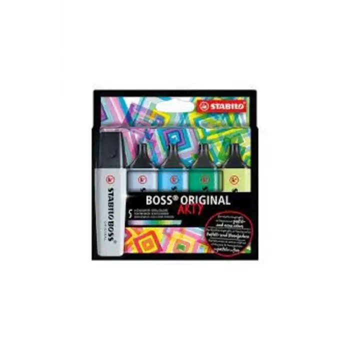 STABILO FOSFORLU KALEM BOSS SET 5 Lİ SOĞUK RENKLER 70/5-02-2-20