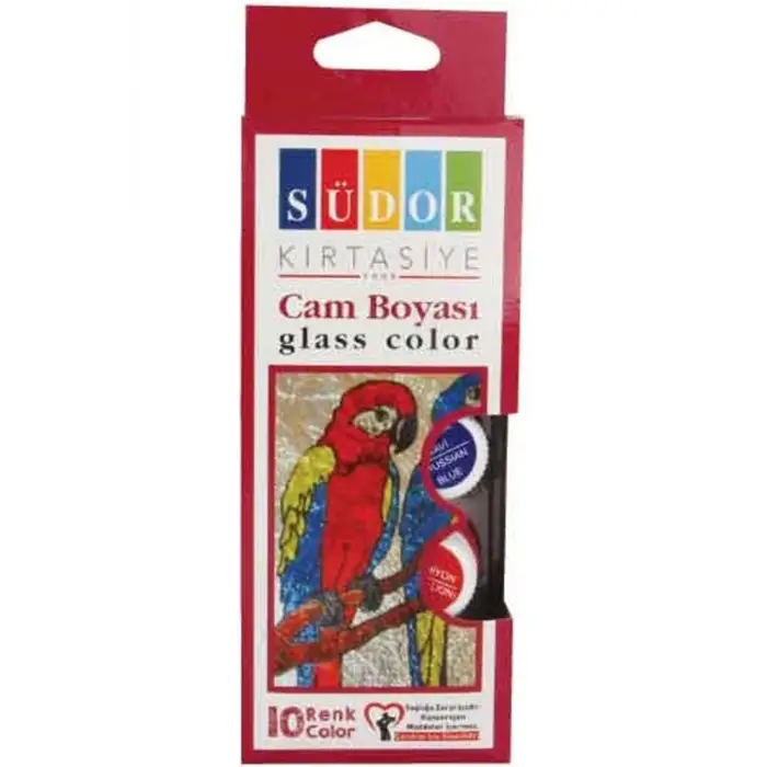 SÜDOR 322S CAM BOYASI SU BAZLI 200ML. 10 RENK