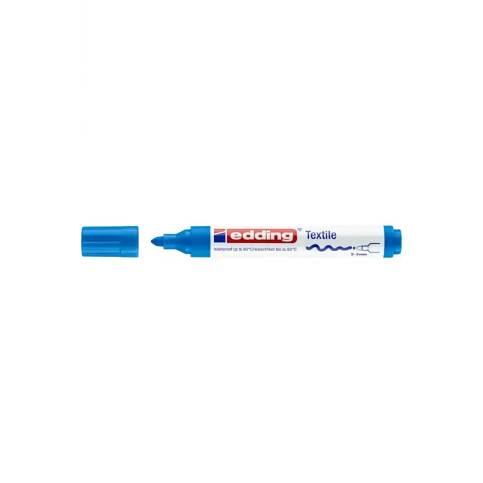 Edding 4500 Tekstil Kalemi Açik Mavi