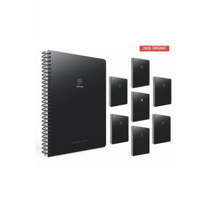 KİNG BOOK SPİRALLİ PP.KPK.DEF. A4 80YP. KARELİ