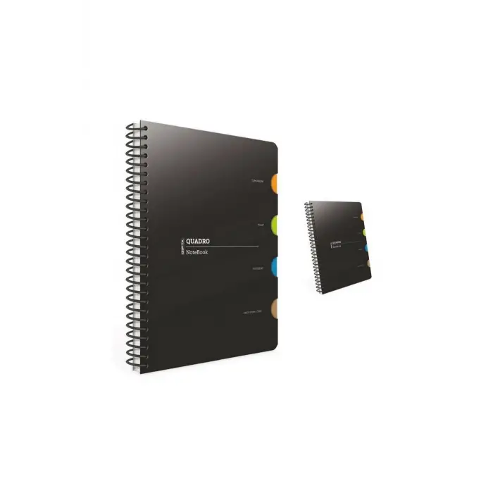 GIPTA QUADRO A4 PP. KAPAK 17X24 150YP. ÇİZGİLİ DEFTER 2907