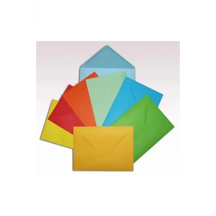 OYAL ZARF DAVETİYE 7x9 RENKLİ KARIŞIK 90GR 20Lİ 30015693