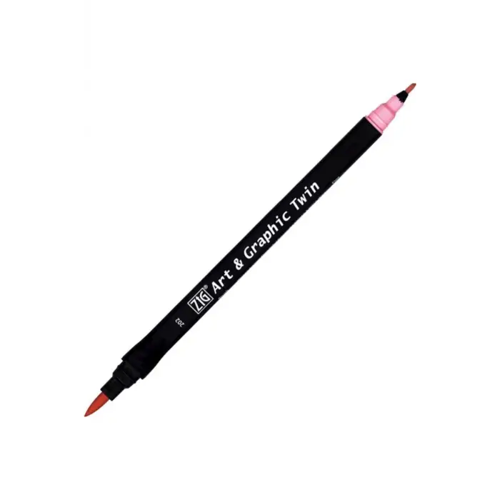 Zig Tut-80 Art & Graphic Twin Marker Çift Uclu Kalemi Peach Pink