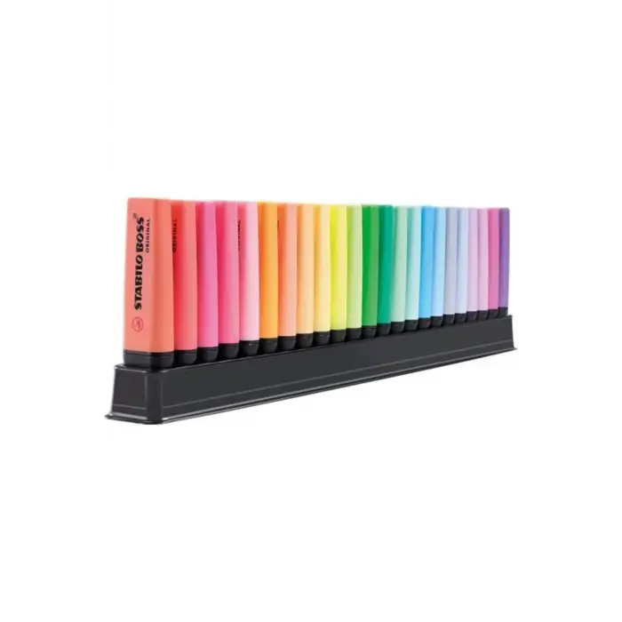 STABILO FOSFORLU KALEM BOSS SET 23 LÜ 7023-01 51000731 (9 FLORESAN+14 PASTEL RENK)