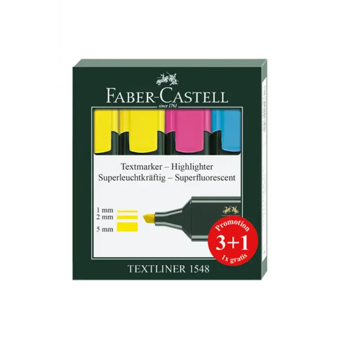 FABER CASTELL FOSFORLU KALEM 3+1 254831