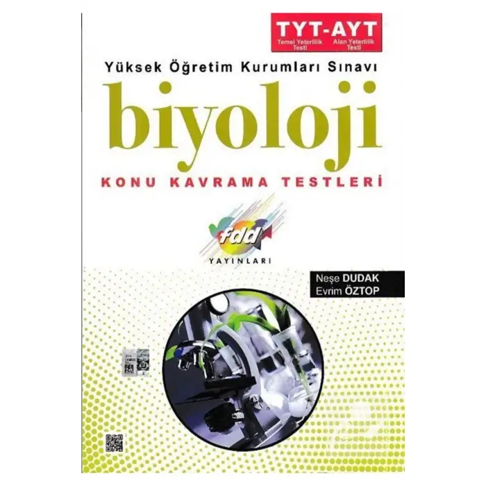 FDD TYT-AYT BİYOLOJİ KONU KAVRAMA TESTLERİ