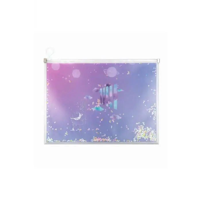 SÜDOR DESENLİ DOSYA FERMUARLI A4 SİMLİ