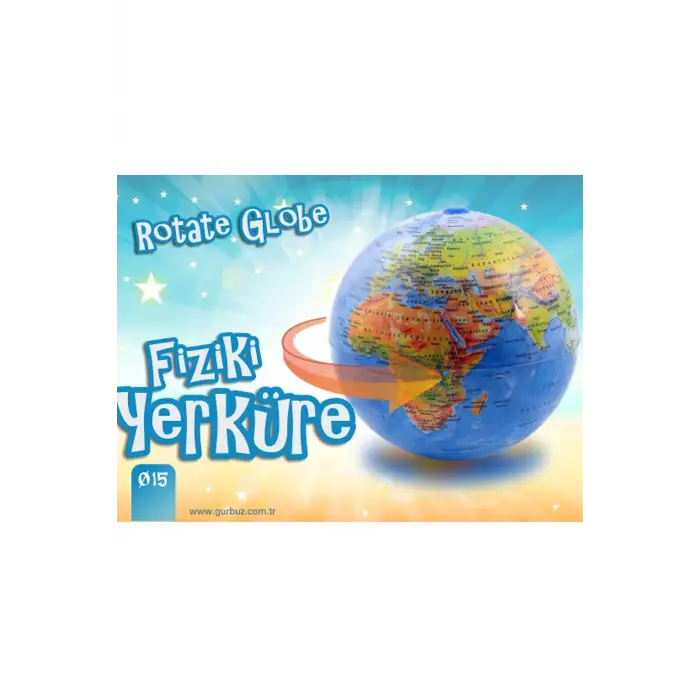 GÜRBÜZ DÖNEN KÜRE FİZİKİ 15CM ONYX SİYAH ADET