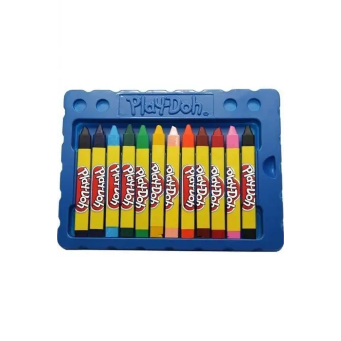 Play-Doh Cryon Üçgen Mum Boya 12 Renk Play-Cr008
