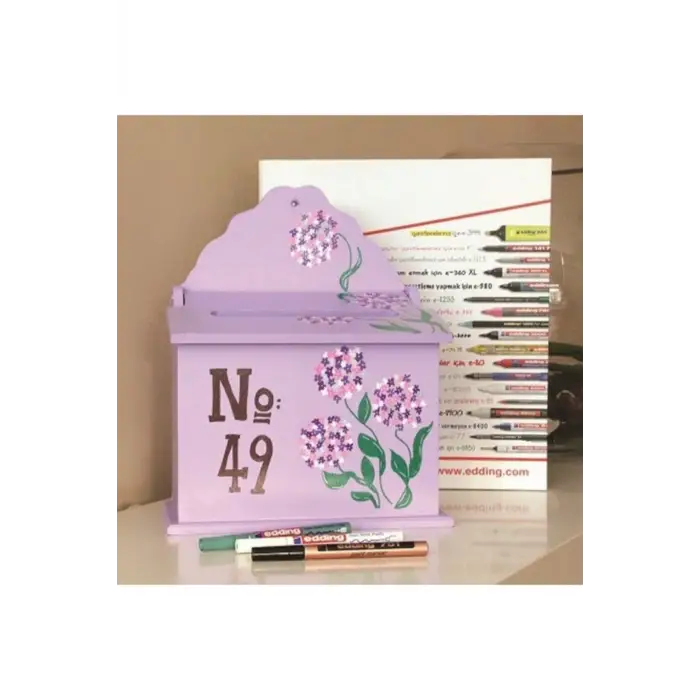 Edding Boya Dekor Marker E-780 Silver