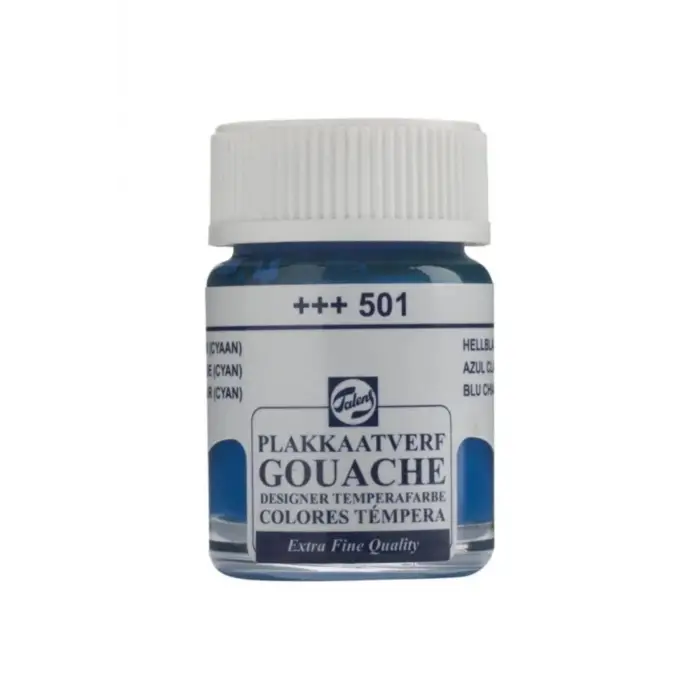 GOUACHE JAR 16 ML LIGHT BLUE CYAN