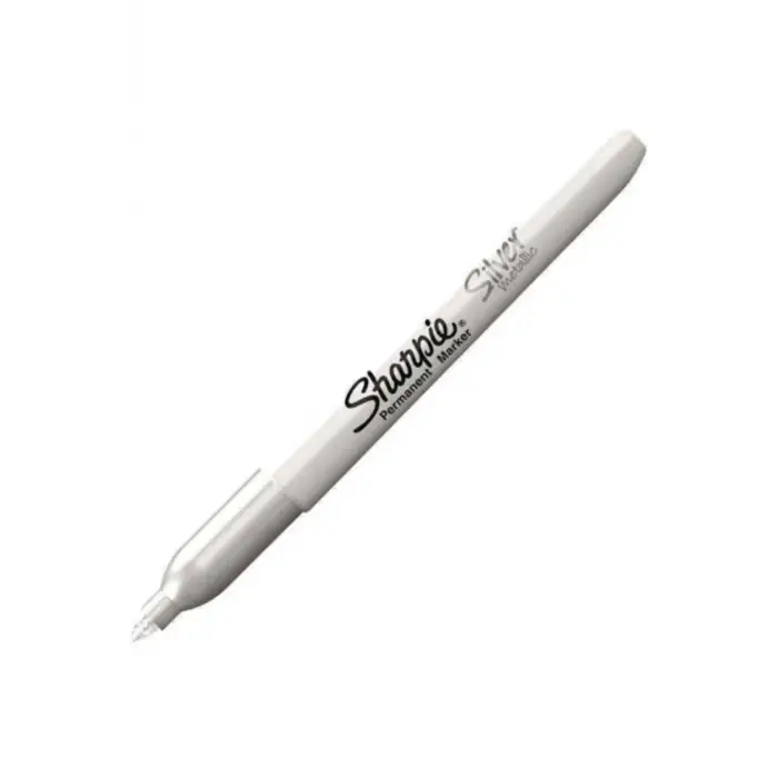 Sharpie 1849112 Permanent Metalik Gümüş Blisterli