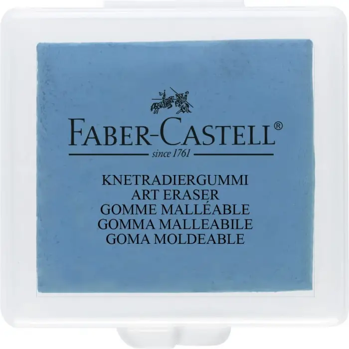 Faber-Castell Hamur Silgi Pls Kutulu Renkli, 1 adet