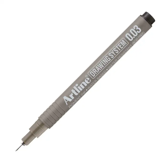Artline Drawing System 0.03 Çizim Kalemi Uç 0.03 mm Siyah