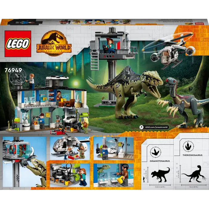 76949 LEGO Jurassic World™ Giganotosaurus ve Therizinosaurus Saldırısı