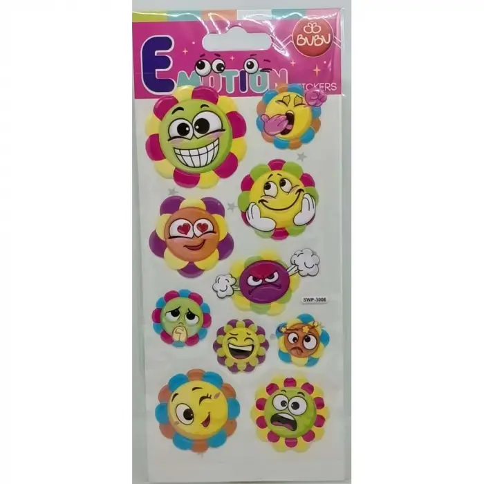 BU-BU DAMLA STICKERS PUFFY GÜNEŞ 12,5X23,5