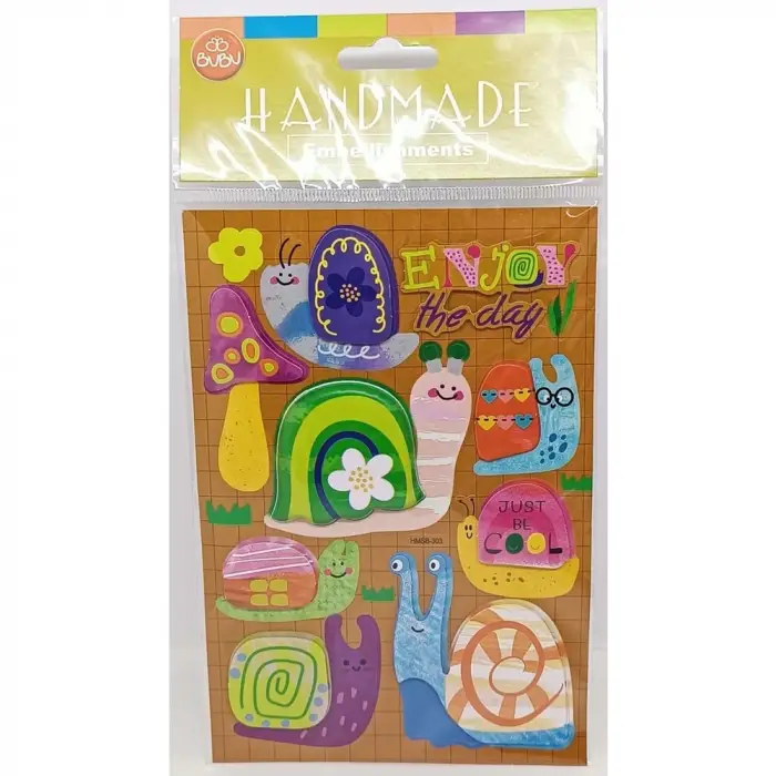 BU-BU DAMLA STICKERS SALYANGOZLAR 12,5X23,5