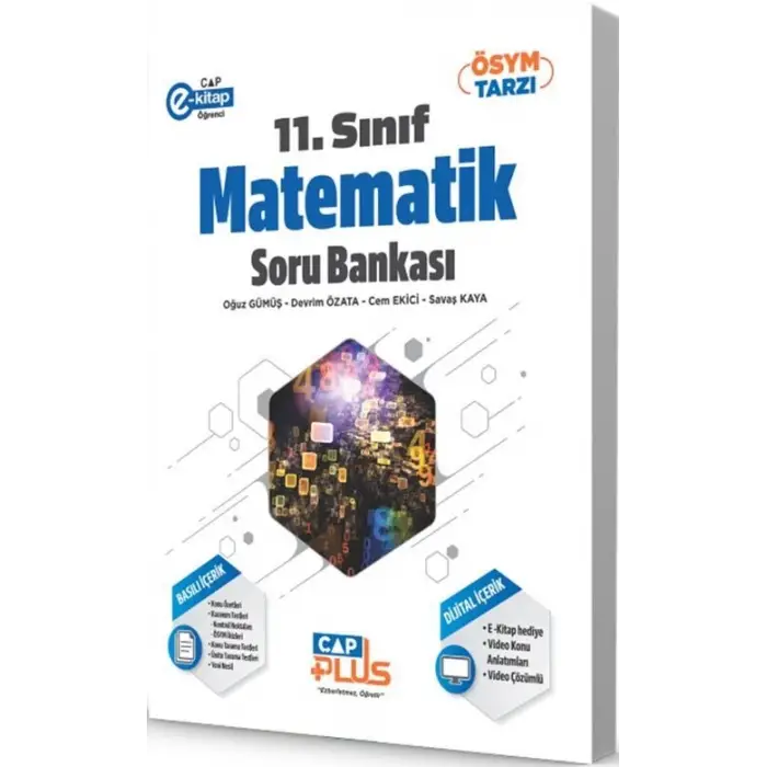 Çap Yayınları 11. Sınıf Matematik Soru Bankası