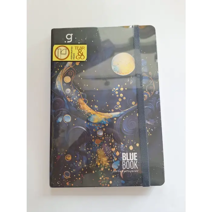 GIPTA BLUE BOOK İP DİK SERT KAP DEF 17x24 96 CIZ DUZ