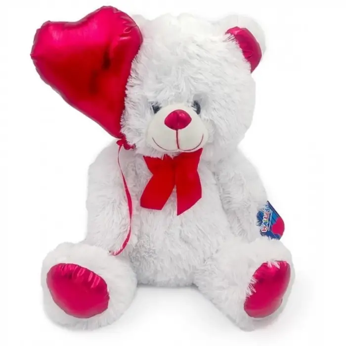 HALLEY PELÜŞ PL62502 PARLAK BALONLU AYI 40 CM