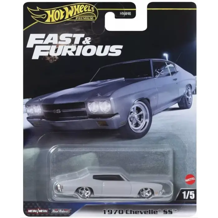 Hot Wheels Premium 2024 Fast & Furious 1970 Chevelle SS 1:64 Diecast Model Car