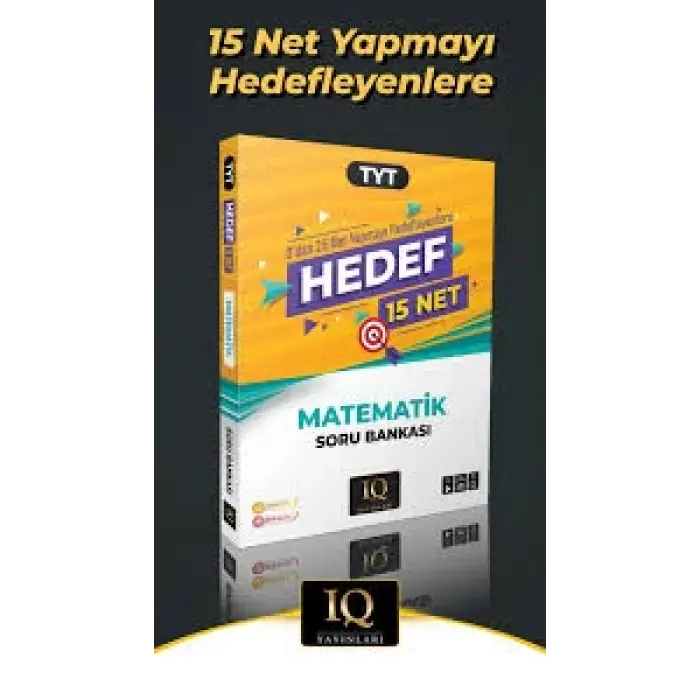 IQ Yayınları TYT Matematik Hedef 15 Soru Bankası