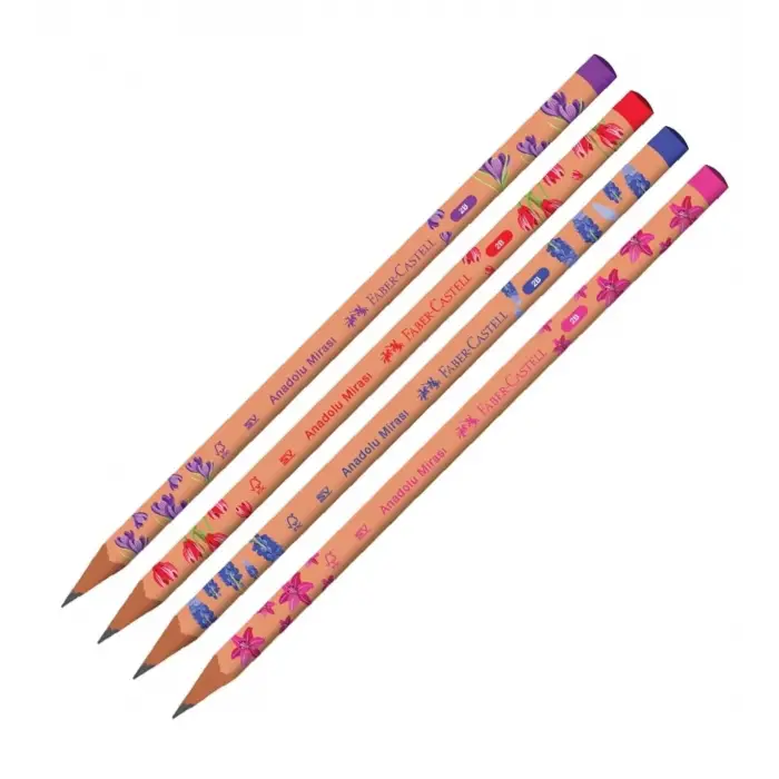 Kurşun Kalem Anadolu Mirası Çiçekler 2b