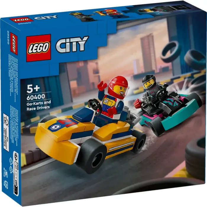 LEGO® City Go-Kartlar ve Yarış Sürücüleri