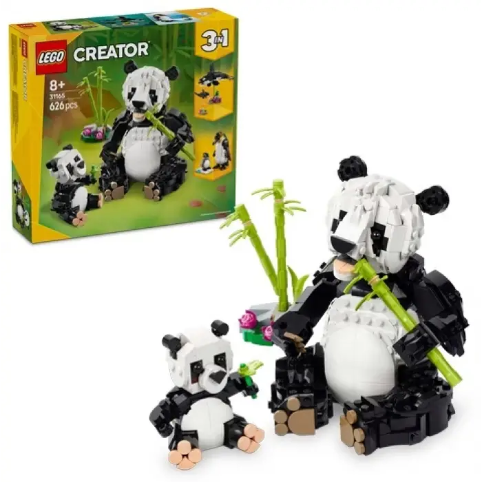 LEGO CREATOR 31165 PANDA FAMİLY 3İN1 626 PARÇA 8+