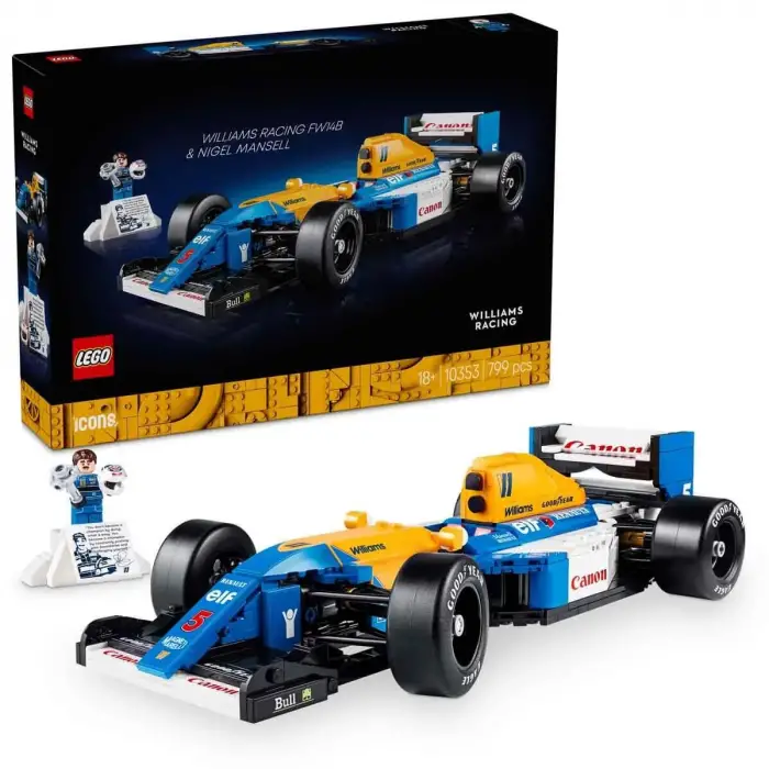 LEGO Icons Williams Racing FW14B ve Nigel Mansell 10353