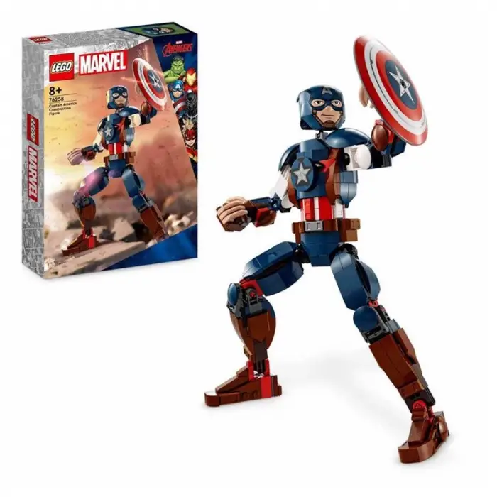 LEGO MARVEL 76258 AVENGERS CAPTAİN AMERİKA CONSTRUCTİON FİGÜR 310 PARÇA 8+