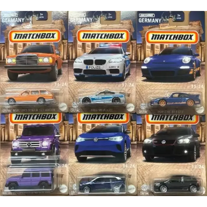 Matchbox Best of Europe Tekli Arabalar HVV05