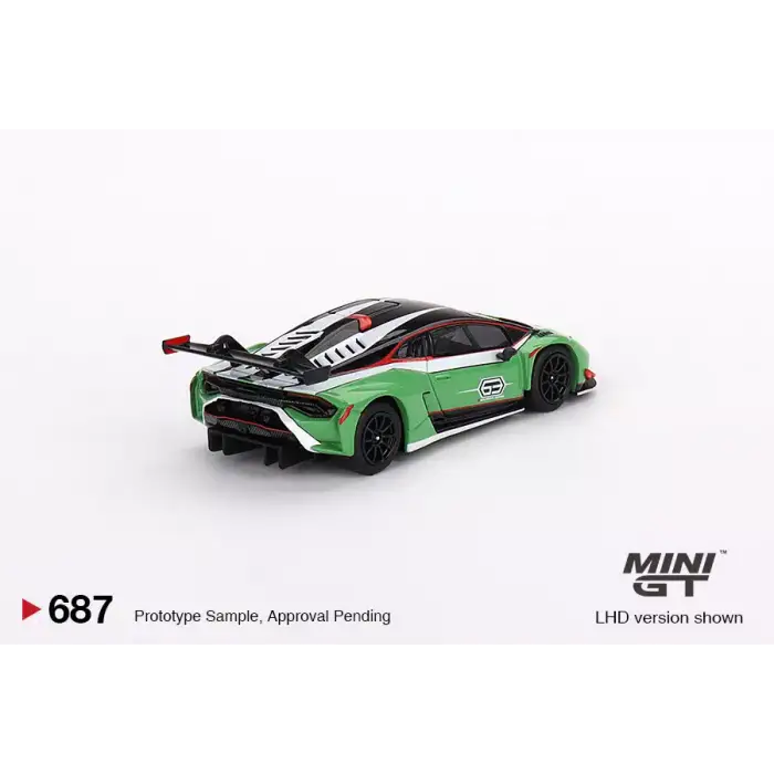 Mini Gt 1/64 Lamborghini Huracán GT3 EVO2 Presentation