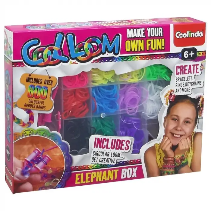 PAULİNDA COOL LOOM CLM-0001 ELEPHANT BOX HOBİ SET 6+