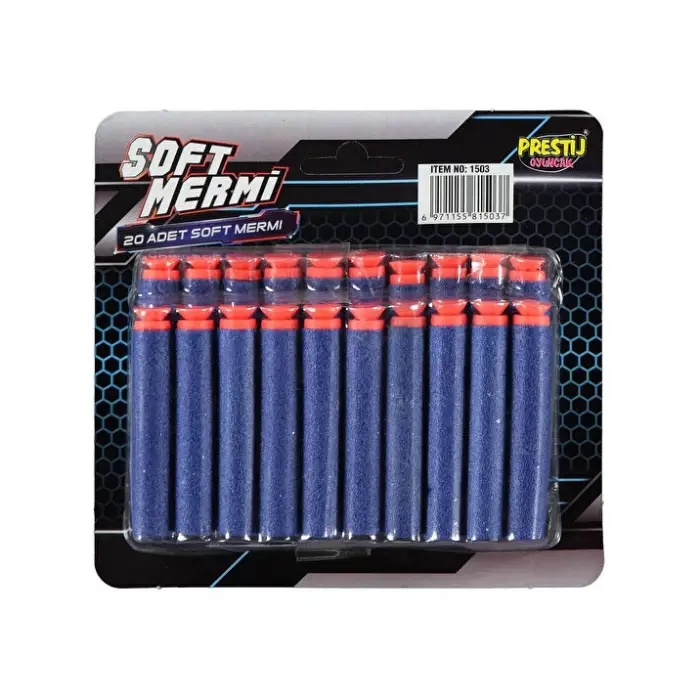 PRESTİJ SOFT MERMİ 1503 YEDEK NERF MERMİSİ 20 Lİ