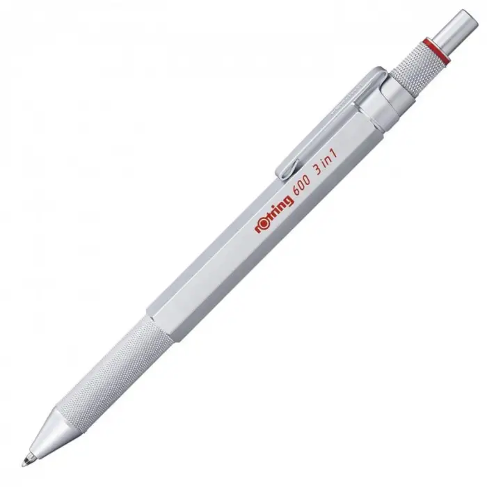 ROTRING 600 MULTİPEN ÜÇ FONKSİYONLU KALEM KROM