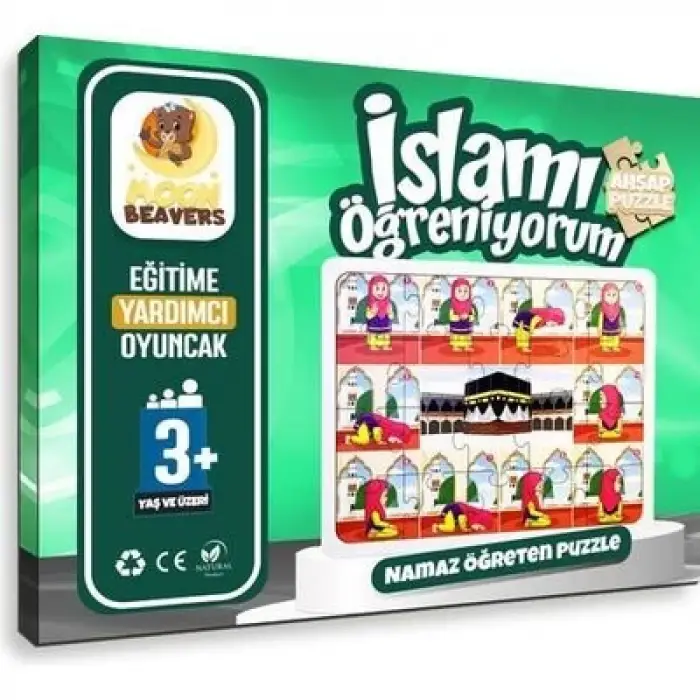 SERLEVHA PUZZLE KIZ NAMAZ İSLAMI ÖĞRENİYORUM 16x20