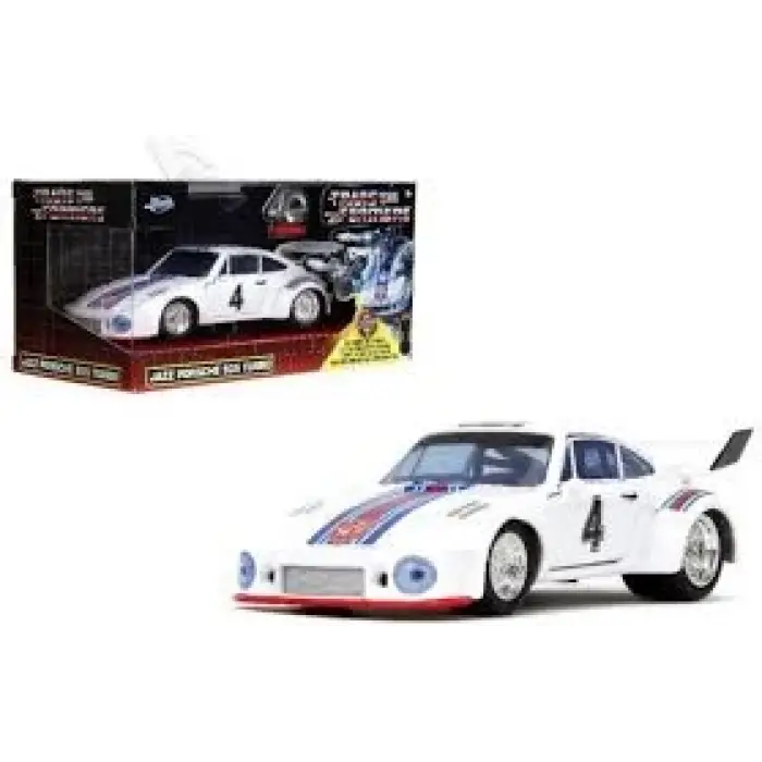 SİMBA JADA TRANSFORMERS 3112010 G1 JAZZ PORSCHE 935 TURBO DİE CAST METAL ARABA 1:32 8+