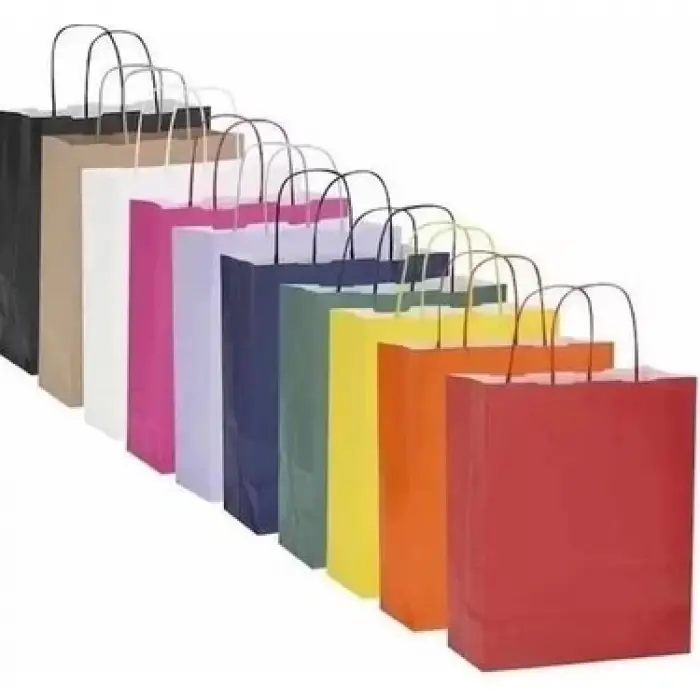 UMUR KAĞIT POŞET 9X18X23 BEYAZ 70 GR SARI