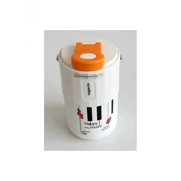 VAGONLİFE VGN2050 ÇELİK MATARA PİPETLİ 400 ML BEYAZ