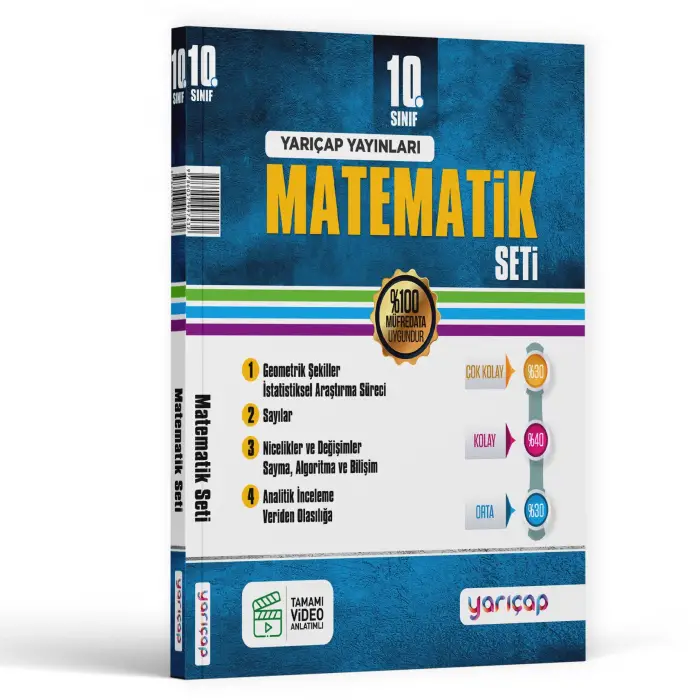 YarıÇap Yayınları 10. Sınıf Matematik Seti