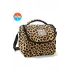 Coral High Kahverengi Leopar Desenli Çanta Seti